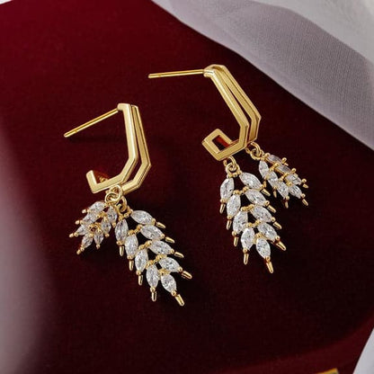 Flora S925 Sterling Silver Earrings (18K Gold Plated)