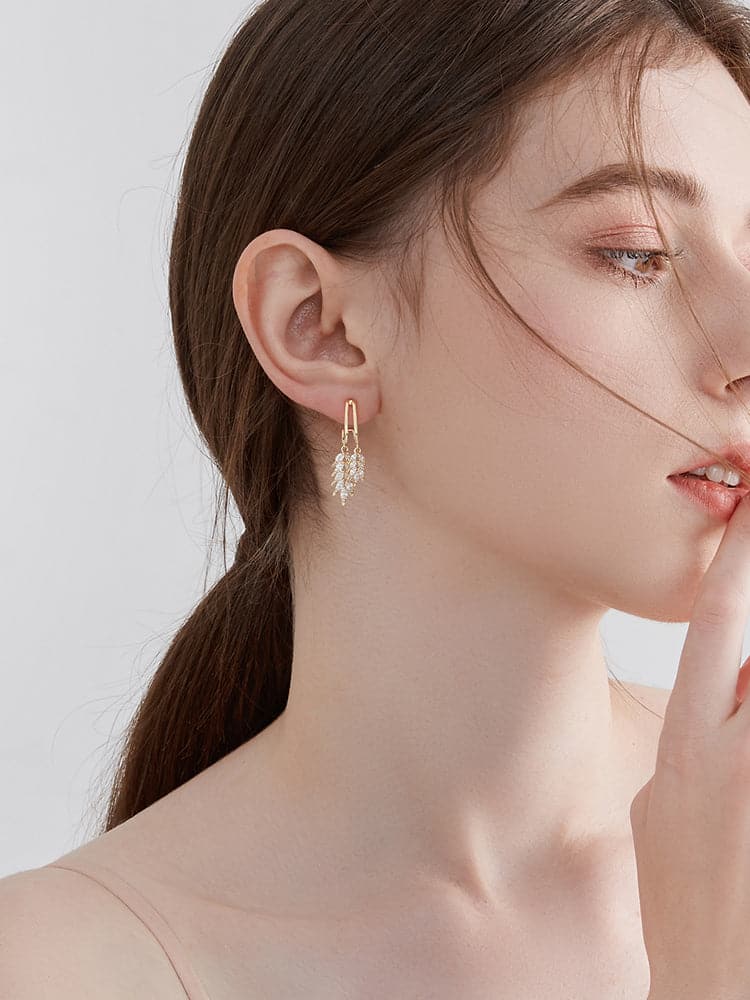 Flora S925 Sterling Silver Earrings (18K Gold Plated)